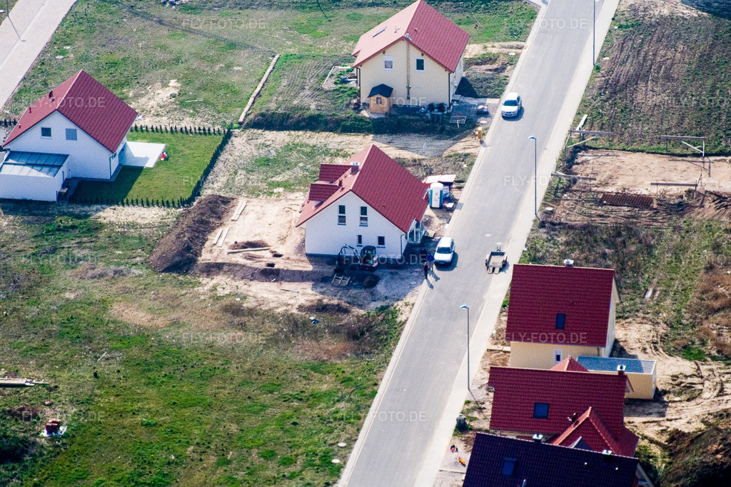 Luftbild: Schaidt, Neubaugebiet NO im Ortsteil Schaidt in Wörth im Bundesland Rheinland-Pfalz in Deutschland. Foto: IMG_5506.jpg vom 15.03.2007 durch Werner Riehm/FLY-FOTO.de