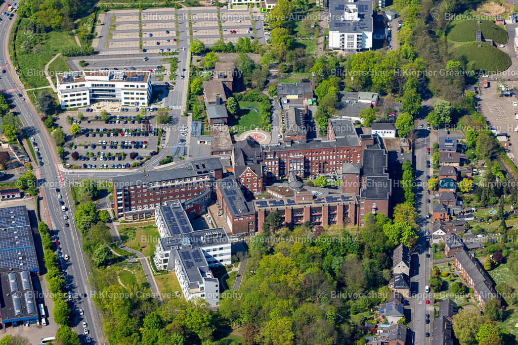 Luftbilder Moers-0559 | Luftbildfotografie StiftungKrankenhaus Bethanien Moers - Realisiert mit Pictrs.com