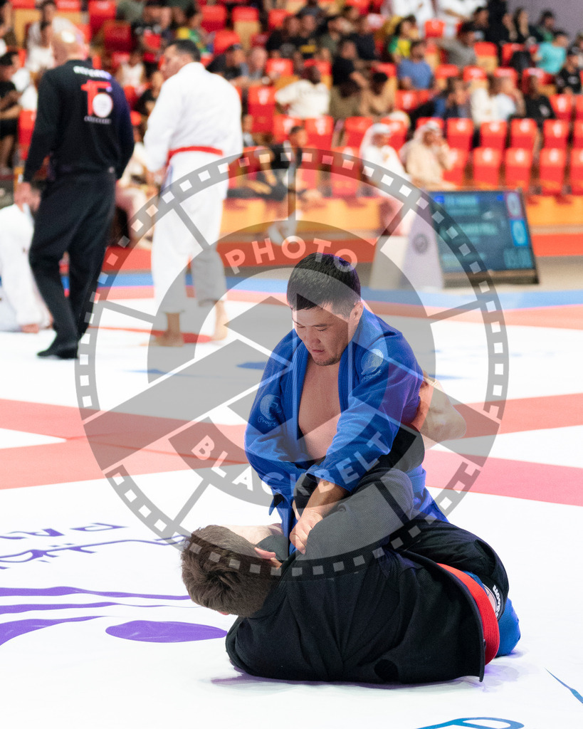 20231106PBB2198 | Fighters compete during the AJP World Master Championship in the Mubadala Arena in Abu Dhabi, Arab United Emirates, on November 6, 2023.