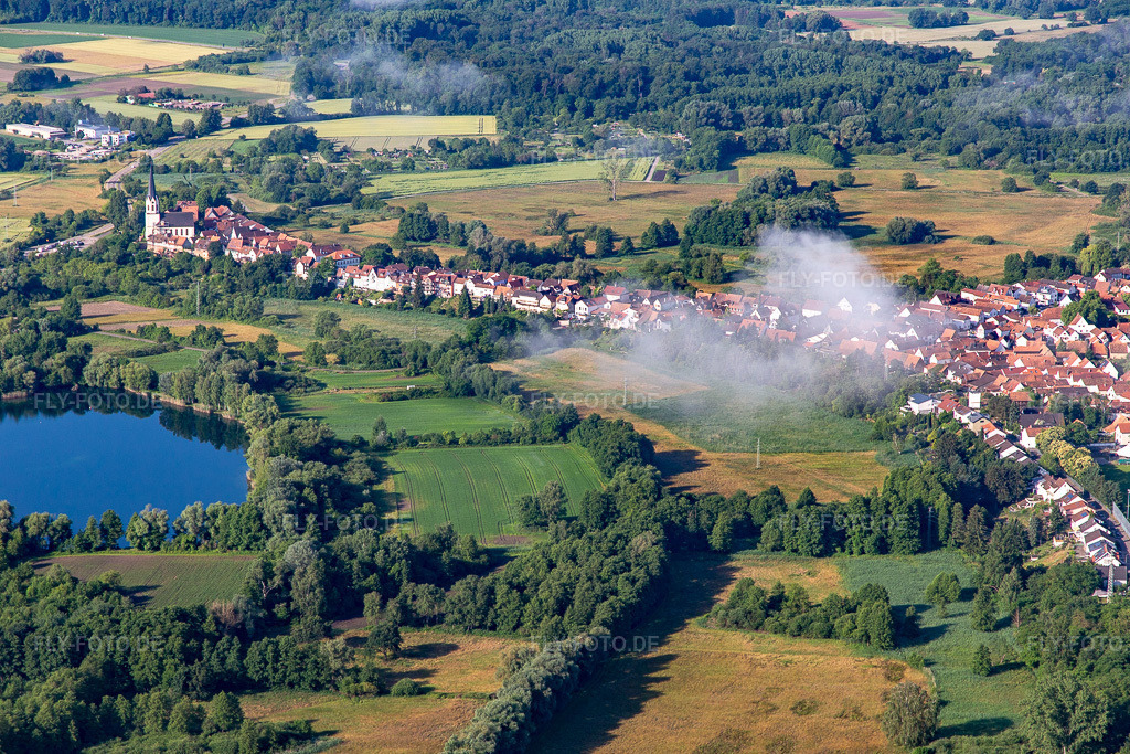 Luftbild: Hinterstädtel in Jockgrim im Bundesland Rheinland-Pfalz in Deutschland. Foto: IMG_141828.jpg vom 18.06.2024 durch Werner Riehm/FLY-FOTO.de