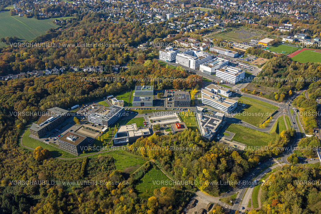 Bochum241016802 | Luftbild, Gesundheitscampus und Hochschule für Gesundheit an der RUB Ruhr-Universität Bochum, Querenburg, Bochum, Ruhrgebiet, Nordrhein-Westfalen, Deutschland