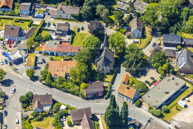 Dortmund220705875 | Luftbild, Evang. Kirche Bodelschwingh - Schloßkirche, Bodelschwingh, Dortmund, Ruhrgebiet, Nordrhein-Westfalen, Deutschland