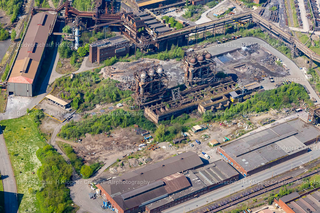 Luftbilder Duisburg -0608 | Luftbildfotografie Luftaufnahme Hochöfen von ThyssenKrupp in Duisburg im Bundesland Nordrhein-Westfalen - Realisiert mit Pictrs.com