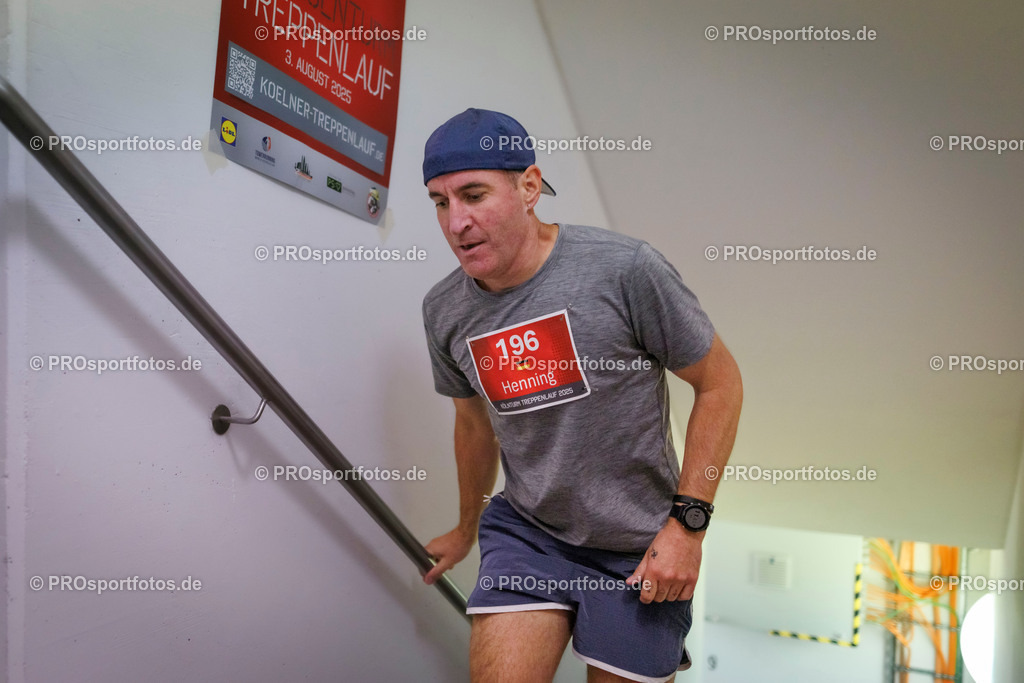 KölnTurm Treppenlauf; Köln, 03.08.2025 | Impressionen vom KölnTurm Treppenlauf am 03.08.2025 in Köln (Nordrhein-Westfalen). 