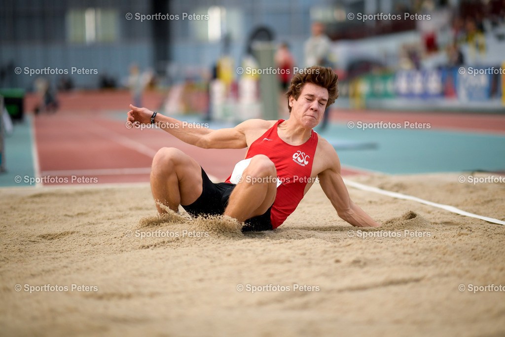 250208_xkaix_DM Mehrkampf_26 | 08.02.2025, xkaix, Leichtathletik 20. Deutsche Meisterschaften, Mehrkampf Halle v.l. Alexander Adler (ASC Darmstadt) - Realisiert mit Pictrs.com