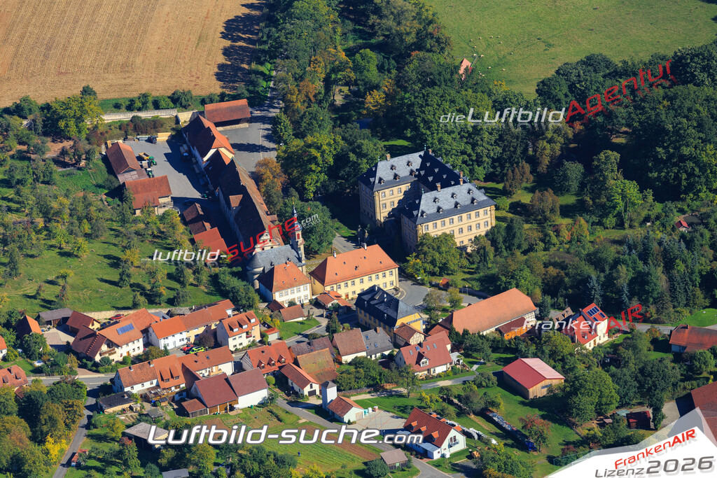 Luftbild von Gereuth Untermerzbach - Luftaufnahme wurde 2015 von https://frankenair.de mittels Flugzeug (keine Drohne) erstellt - die Geschenkidee