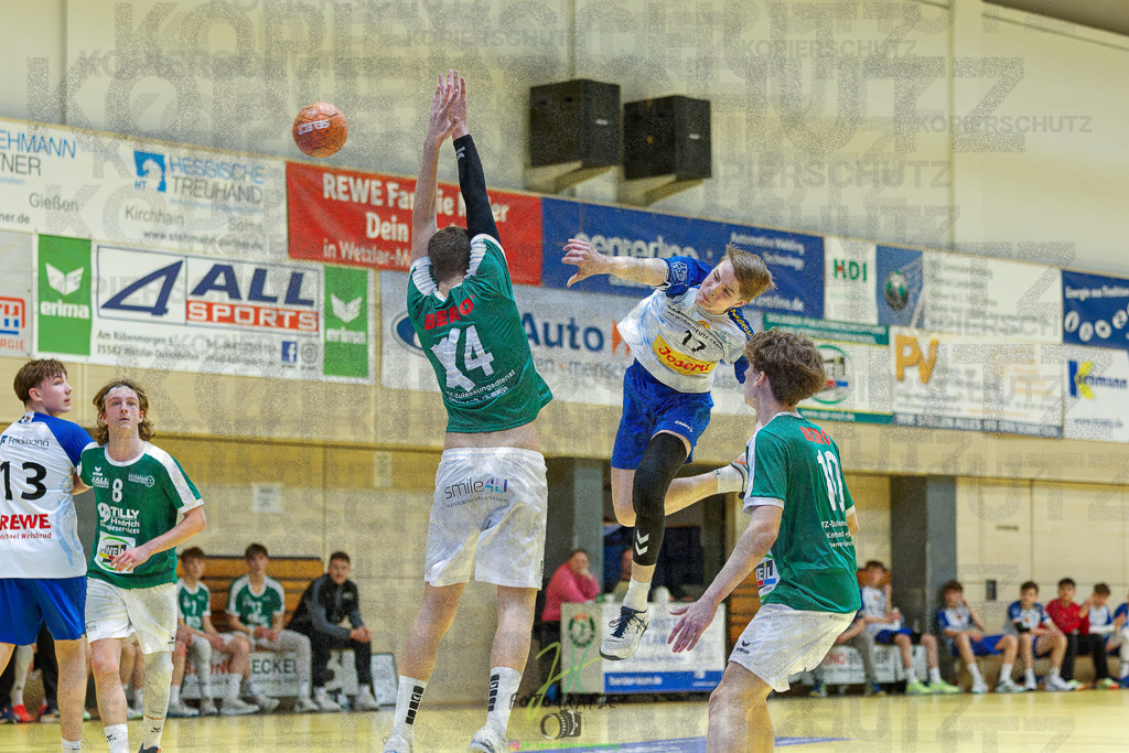 mJC-Regionalliga, Halbfinale Hessenmeisterschaft; HSG Dutenhofen/Münchholzhausen - TSV Pfungstadt | mJC-Regionalliga, Halbfinale Hessenmeisterschaft; HSG Dutenhofen/Münchholzhausen - TSV Pfungstadt am 15.03.2025 in Münchholzhausen (Sporthalle Münchholzhausen)Photo © 2025 - Jörg Heinrich - Realisiert mit Pictrs.com