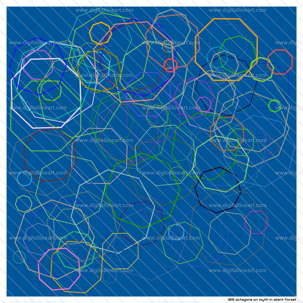109-octagons-myth-in-silent-forest | digitallineart - Realisiert mit Pictrs.com
