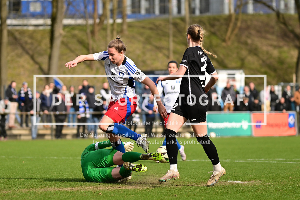 Fußball I Frauen I Saison 2024-2025 I 2. Bundesliga I 19. Spieltag I Hamburger SV - SV 67 Weinberg I 13581 | Der Sportfotograf. - Realisiert mit Pictrs.com