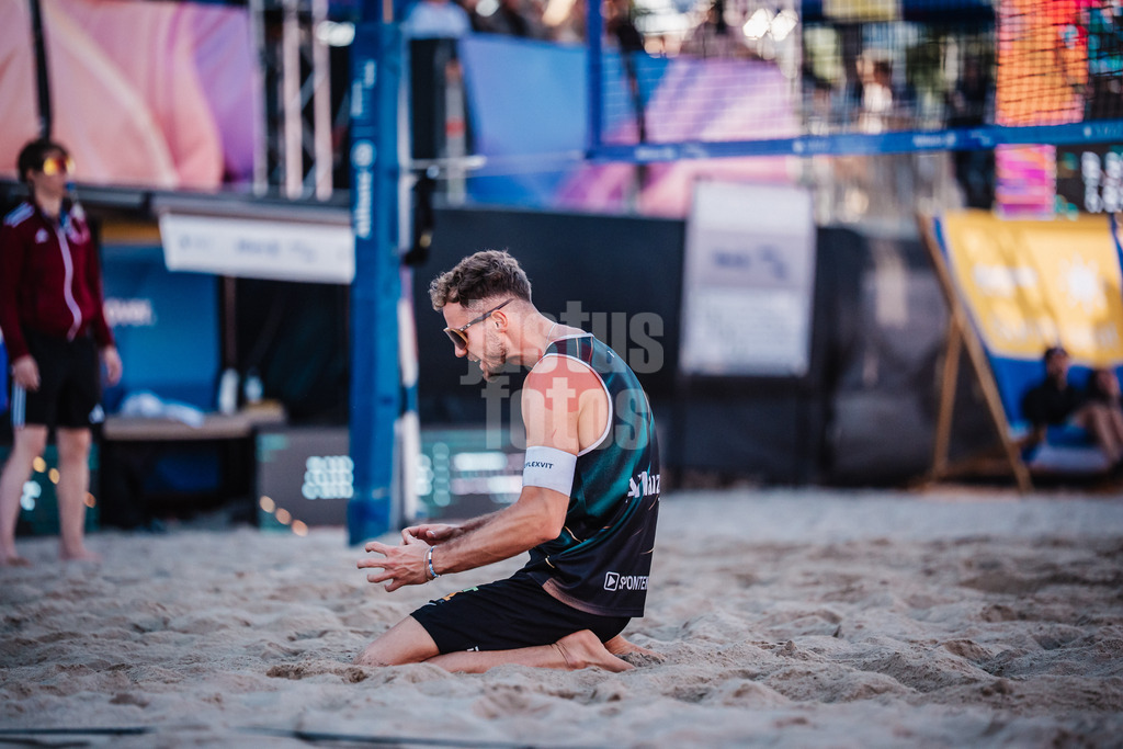 Beachvolleyball | Spiel um Platz Drei | Finale | Deutsche Meisterschaften 2025 Timmendorfer Strand | 07.09.2025 | Jonas Sagstetter ärgert sich