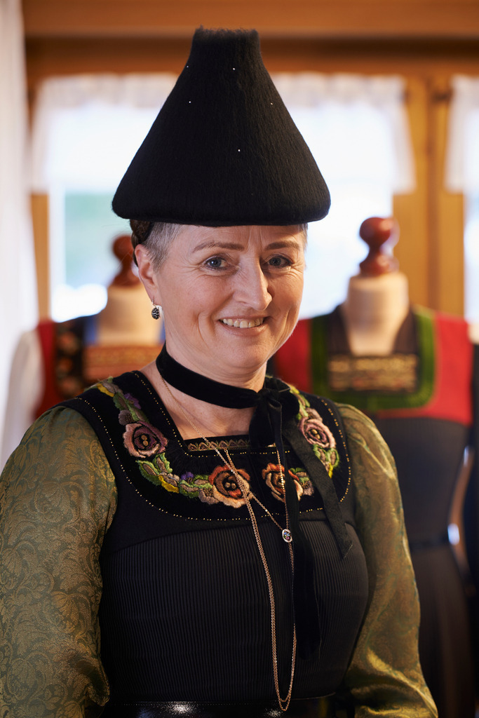 Juppo und Emlmachare | Bezau, Austria - March 09, 2016: Juppo und Emlmachare, Frau Maria Meusburger mit der Spitzkappe-Schpitzkappo und dem Halsband-Bändl. - Realisiert mit Pictrs.com