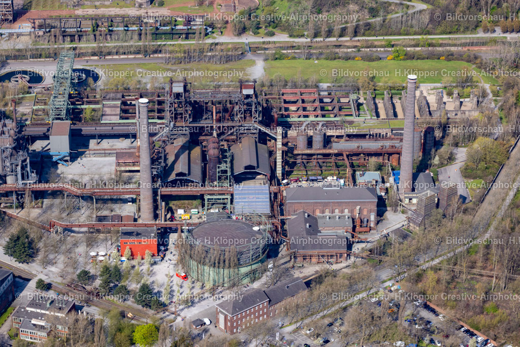 Lufbild Landschaftspark Duisburg-Nord Emscherstr. Duisburg 47137-2483 | Lufbild Landschaftspark Duisburg-Nord Luftbildfotograf Hermann Klöpper - Realisiert mit Pictrs.com