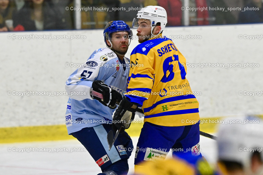 EHC Althofen vs. ESC Steindorf 27.2.2023 | #57 Wilfan Franz, #67 Schettina Kevin