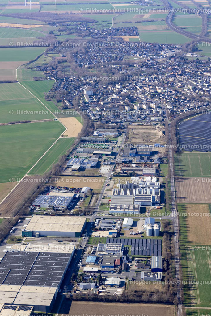 Luftbilder Aldenhoven-9794 | Industrie- und Gewerbegebiet an der Industriestraße in Aldenhoven im Bundesland Nordrhein-Westfalen, Deutschland - Realisiert mit Pictrs.com