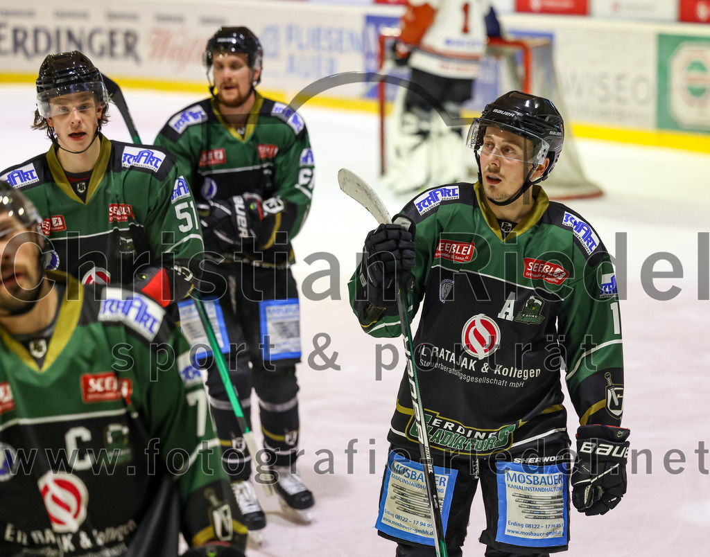 2022-10-23_137_TSV_Erding_gegen_ESC_Kempten | Erding, Deutschland, 23.10.2022:
Eishockey, Bayernliga 2022 / 2023, 7. Spieltag, TSV Erding gegen ESC Kempten, Endergebnis: 

Foto: Christian Riedel / fotografie-riedel.net