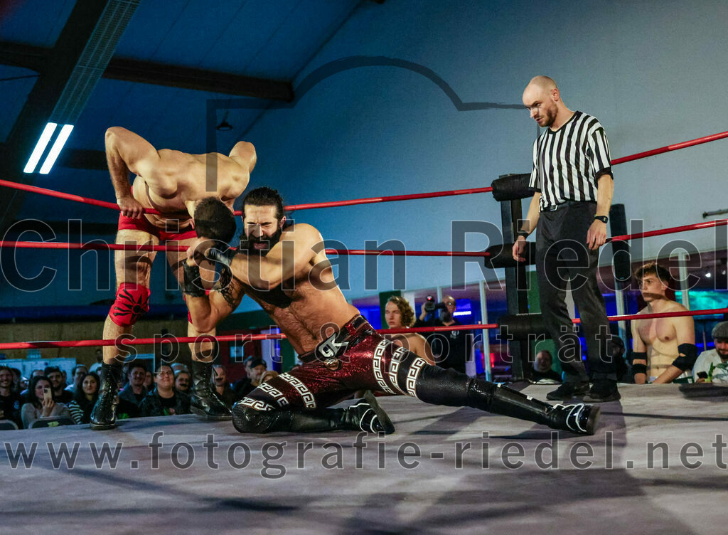 2023-11-11_105_Erding_Wrestlingshow | Erding, Deutschland, 11.11.2023:
Wrestling, Saison 2023, EWS Wrestling ERDING

Foto: Christian Riedel / fotografie-riedel.net