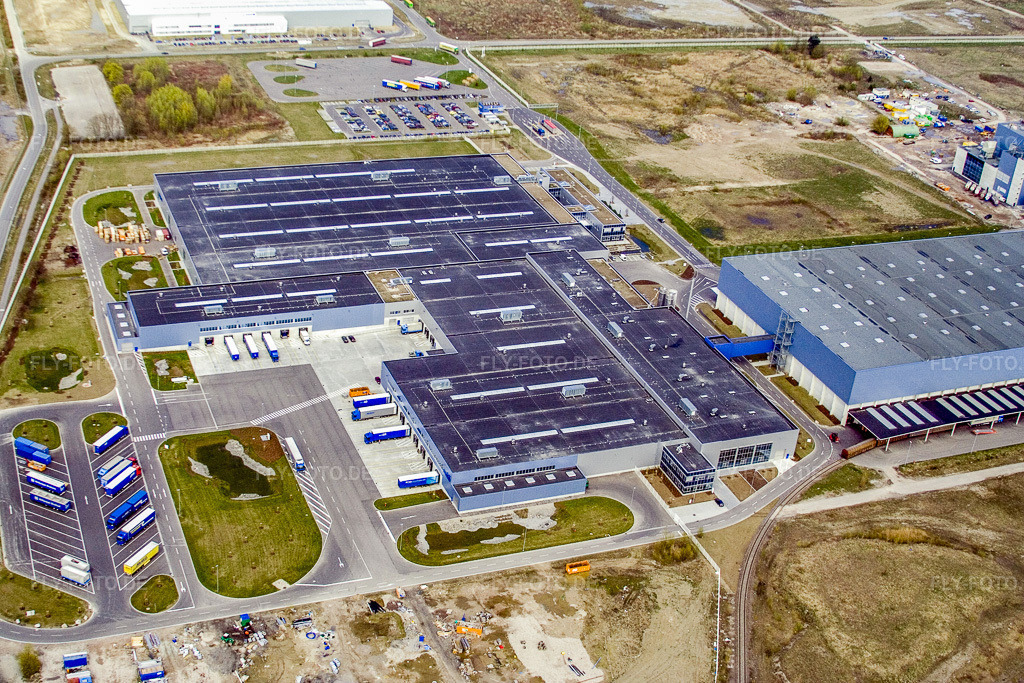 Luftbild: Industriegebiet Oberwald, Papierfabrik Palm in Wörth am Rhein im Bundesland Rheinland-Pfalz in Deutschland. Foto: IMG_10226.jpg vom 08.04.2008 durch Werner Riehm/FLY-FOTO.de