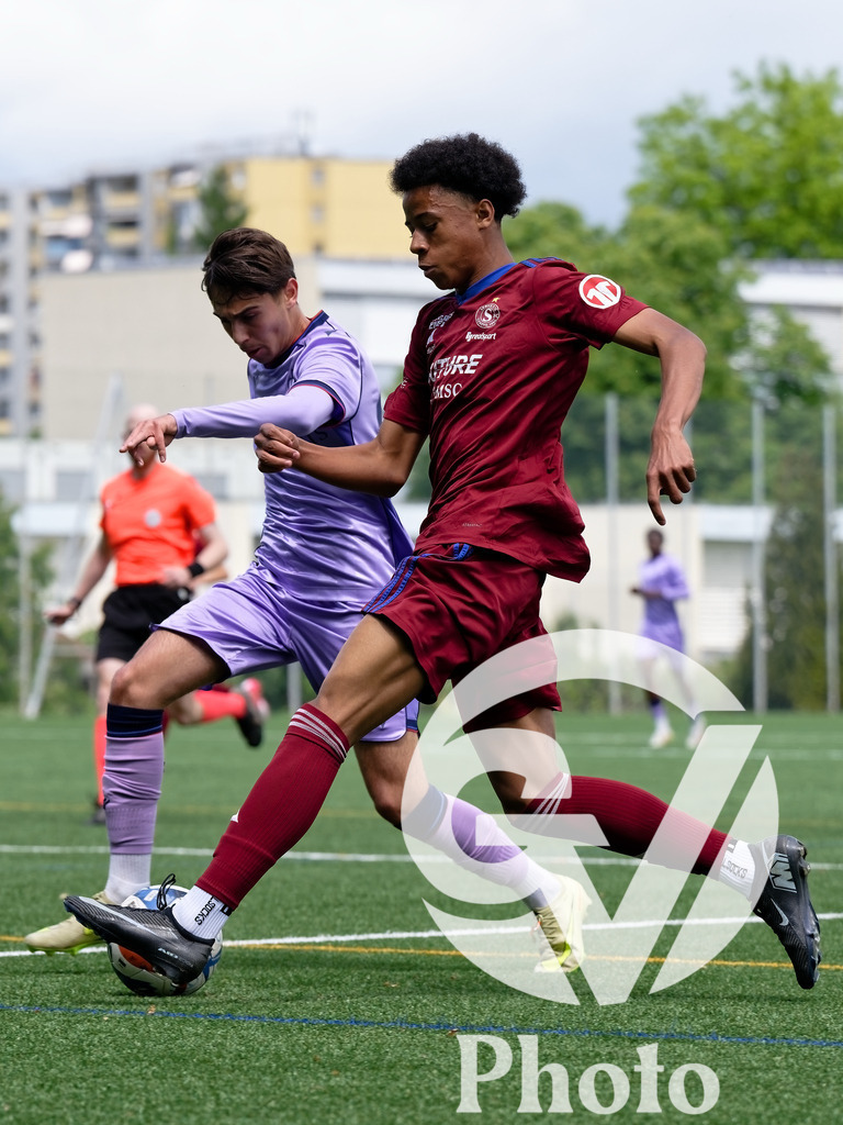 Servette M16  v Bâle M16  - Quarts de finale retour des playoffs de M16 Elite | Geneva, Switzerland - May 16 : during the Quarts de finale retour des playoffs de M16 Elite  match between Servette M16  and Bâle M16  at Stade de Balexert  on May 16 , 2026 in Geneva, Switzerland.