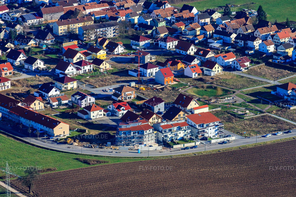 Luftbild: Am Höhenweg in Kandel im Bundesland Rheinland-Pfalz in Deutschland. Foto: IMG_37042.jpg vom 16.01.2011 durch Werner Riehm/FLY-FOTO.de