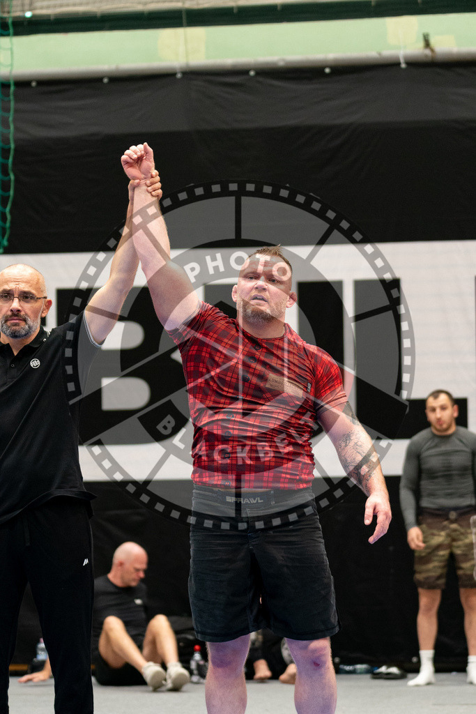 20230916PBB3099 | Fighters compete during the grappling tournement ADCC Trials (European, Middle East and African Championship) in Warsaw, Poland, on September 16, 2023.