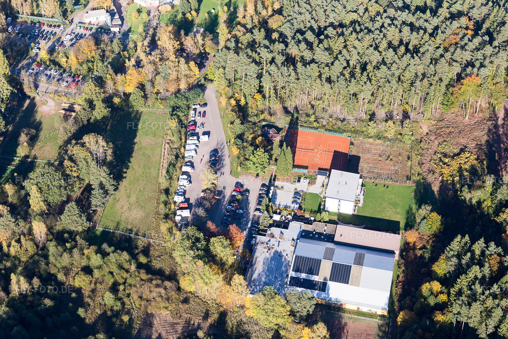 Luftbild: Sportpark-Dahn in Dahn im Bundesland Rheinland-Pfalz in Deutschland. Foto: IMG_103981.jpg vom 14.10.2017 durch Werner Riehm/FLY-FOTO.deWWW.SPORTPARK-DAHN.DE