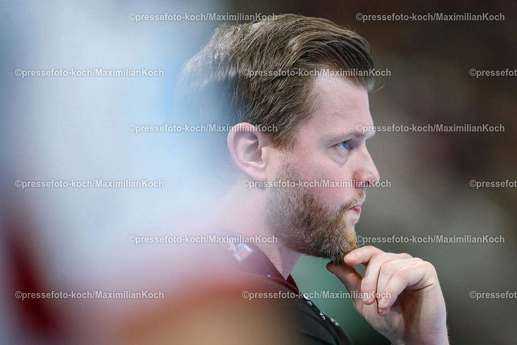 Due1HBL02062402085 | 02.06.2024, Handball, Düsseldorf, PSD-Bank Dome, Liqui Moly Handball Bundesliga, Spieltag 34, Saison 2023 2024, Bergischer HC - SG Flensburg-Handewitt: Headcoach Trainer Arnor Thor Gunnarsson (Bergischer HC)