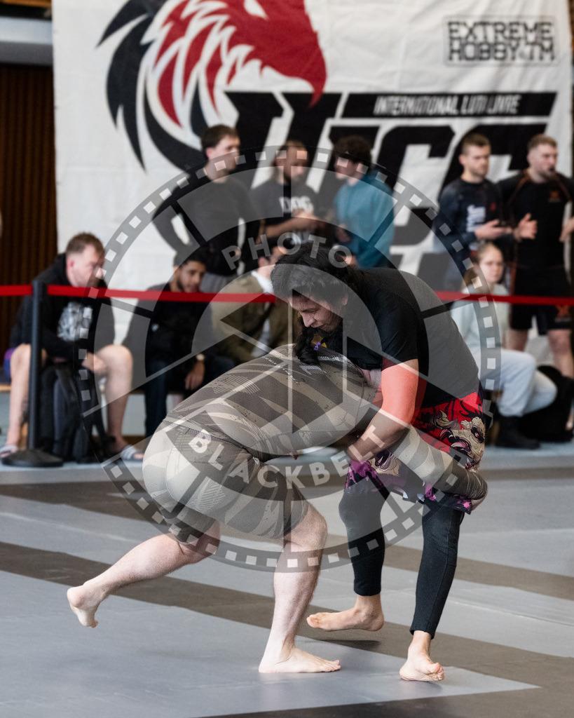 20251129PBB5972 | Fighters compete during the luta livre competition ILLCS XI winter edition on November 29, 2025 in Hannover, Germany.