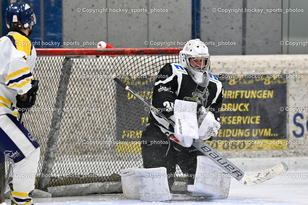 EC Tigers Paternion vs. Tarco Wölfe II | Puck, #34 Schleinzer Manuel Tarco Wölfe II, EC Tigers Paternion vs. Tarco Wölfe II, EC Tigers Paternion vs. Tarco Wölfe II am 19.12.2024 in Spittal an der Drau (Eissportzentrum Spittal), Austria, (Photo by Bernd Stefan)