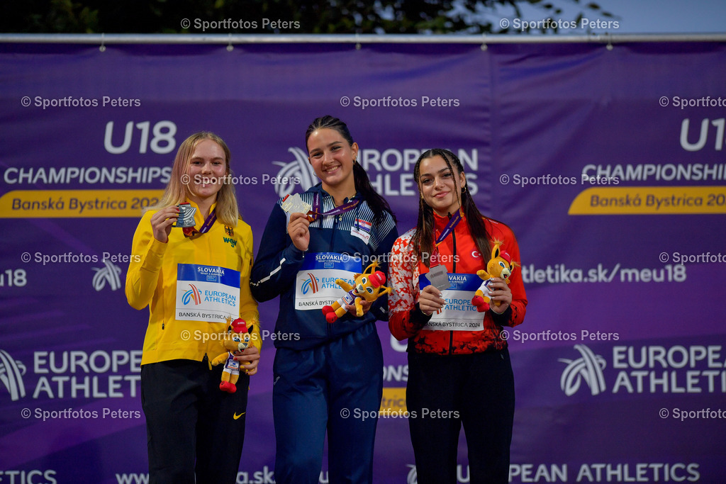 U18 EM - Tag 4_133 | European Athletics U18 Championships am 21.07.2024 in Banska Brystica; Speerwurf, Konstanze Irlinger. Foto: Kai Peters - Realisiert mit Pictrs.com