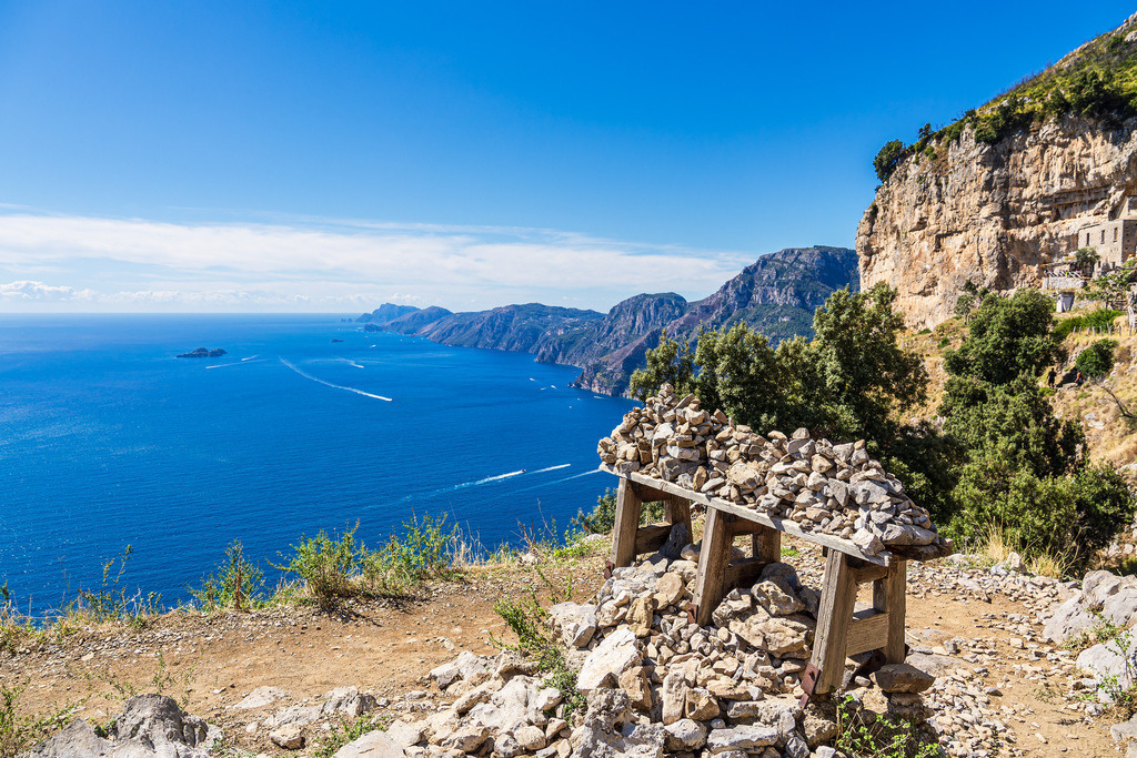 Blick auf die Halbinsel von Sorrent in Italien | Blick auf die Halbinsel von Sorrent in Italien.