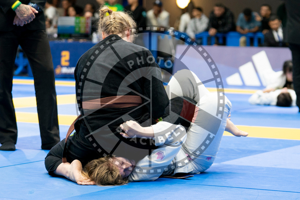 20240124PBB01907 | Fighters compete during the second day of the IBJJF European Championship in Paris, France, on January 24, 2024.