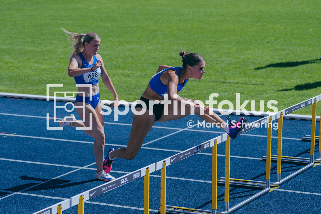 Deutsche Meisterschaften U20 / U16 2026 | Shira Kurzawa, LAC Erdgas Chemnitz, 1247, 110 Meter Hürden, Deutsche Meisterschaften der U20 &amp; U16 2026, Lohrheidestadion Bochum-Wattenscheid, 12.07.2026. Foto: Marcel Schwering / sportimfokus - Realisiert mit Pictrs.com
