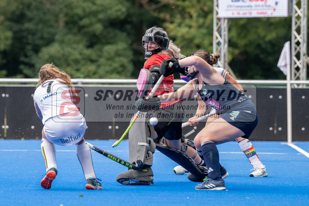 SFE_20230709_0052 | EuroHockey EM U18 Girls Belgium vs Ireland am 09.07.2023 in Krefeld (Gerd-Wellen-Hockeyanlage), Photo: Stephan Fehrmann 2023 (Sports-Gallery)