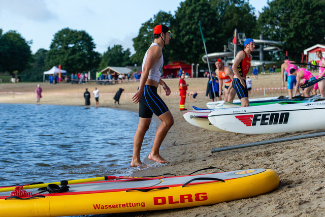 DLRG, Rettungssport, Beach- & Oceanevents, Landesmeisterschaften Freiwasser Rettungssport NRW 2025 14.09.2025 | Kalkar-Wissel, Deutschland - September, 14: Landesmeisterschaften Freiwasser Rettungssport NRW 2025 (Foto: Benedikt Lang (DLRG)) - Realisiert mit Pictrs.com
