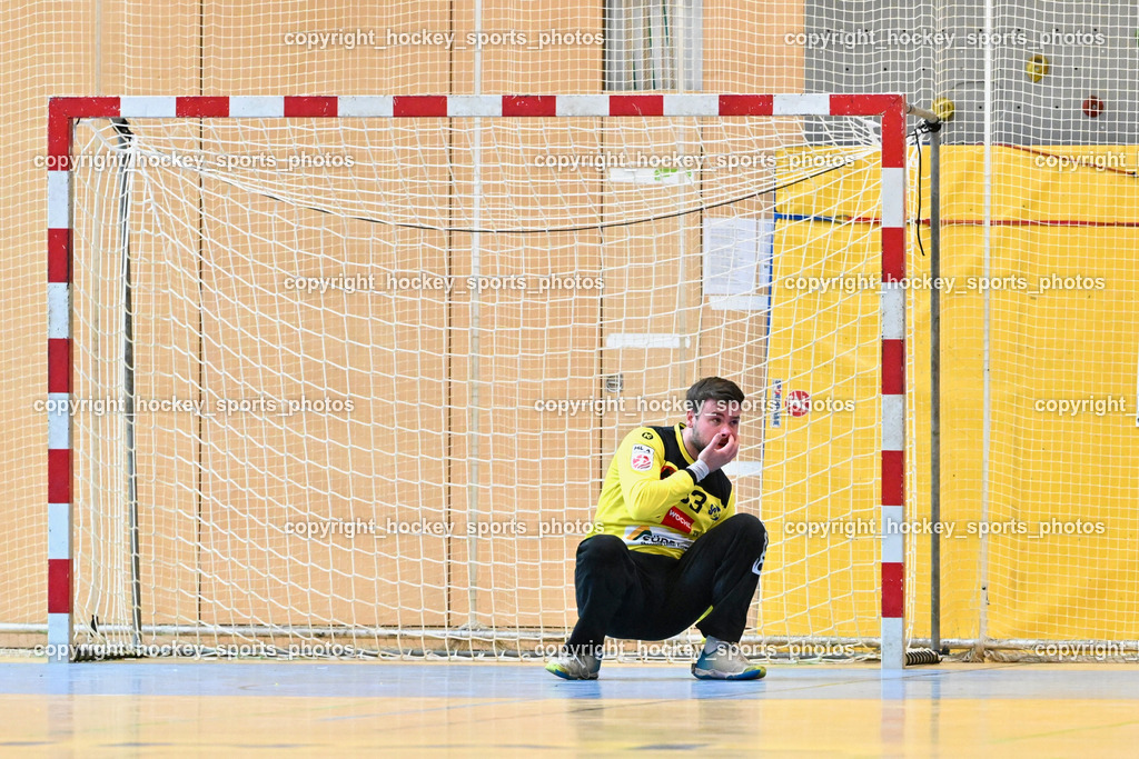 SC Ferlach vs. ALPA HC Hard | #33 STRIEBNIG Florian SC Ferlach, SC Ferlach vs. ALPA HC Hard, SC Ferlach vs. ALPA HC Hard am 30.04.2024 in Ferlach (Ballspielhalle Ferlach), Austria, (Photo by Bernd Stefan)