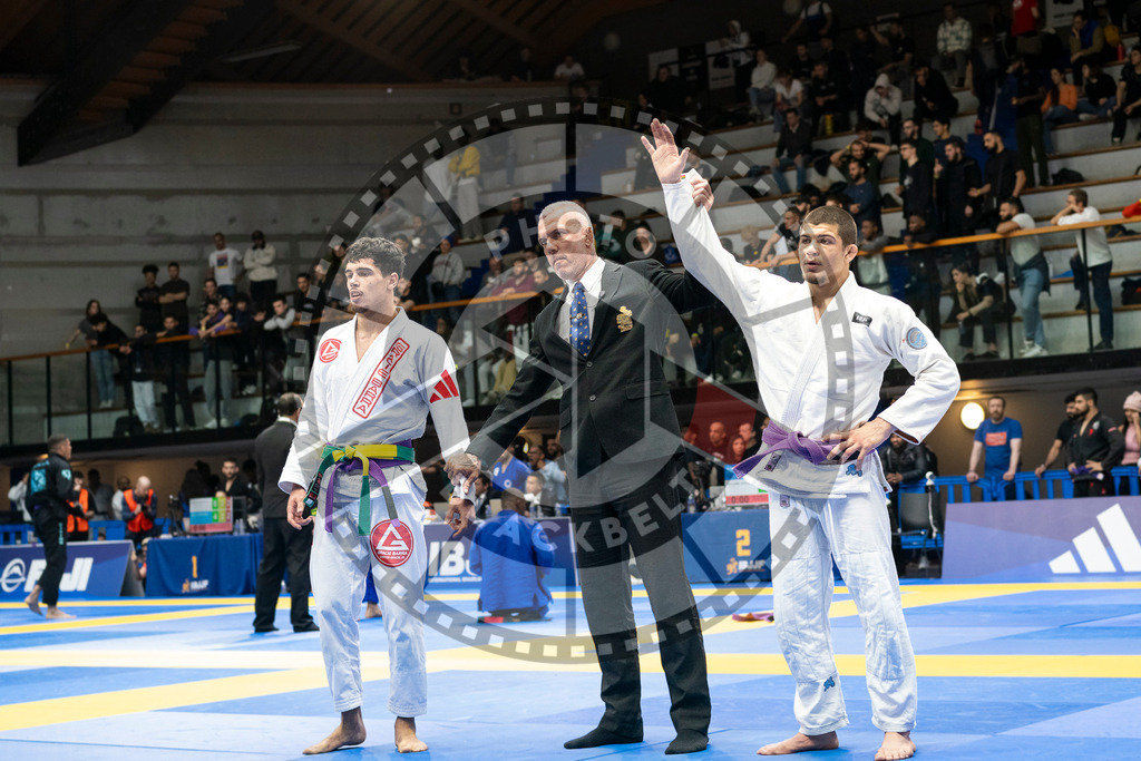 20240123PBB02199 | Fighters compete during the second day of the IBJJF European Championship in Paris, France, on January 23, 2024.