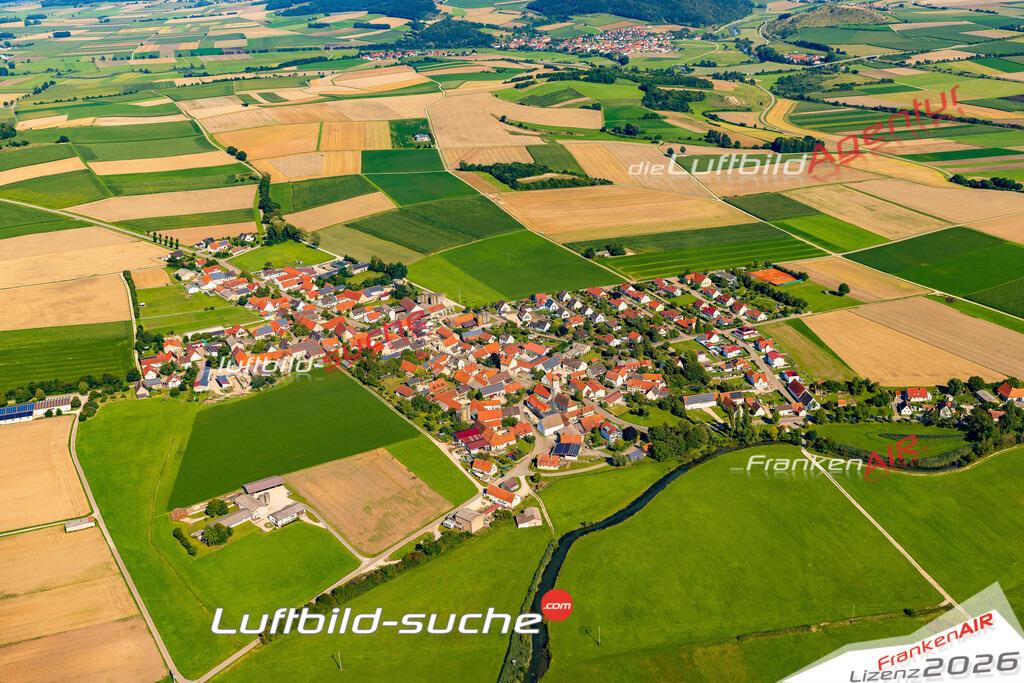 Luftbild Vs Google Maps  Appetshofen  Möttingen -Das Luftbild wurde 2025 vom UL-Flugzeug heraus erstellt ( keine Drohne ) - Hochauflösende Luftaufnahme -Nicht vergleichbar mit Google Maps oder Satelittenbilder- Die Geschenkidee !Mit Lizenz und Bildrechte bestellbar
