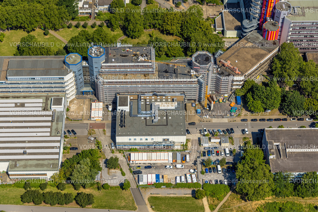 Essen230703106 | Luftbild, Universität Duisburg-Essen, Nordviertel, Essen, Ruhrgebiet, Nordrhein-Westfalen, Deutschland