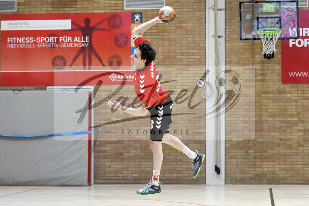 20200125_HSGHGJ_0051 | Handball, Herren:   beim Spiel der Landesliga zwischen HSG Osnabrück vs. HG Jever/Schortens am 25.01.2020 in der OSC-Halle in Osnabrück, Deutschland.(Foto von Nico Paetzel) - Realisiert mit Pictrs.com