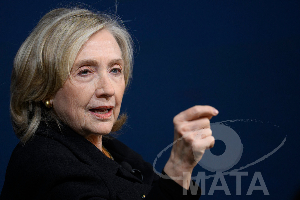 _DWA3849 | Die US-Politikerin Hillary Clinton auf der Veranstaltung Bridging Scholarship and Statecraft im Rahmen der Münchner Sicherheitskonferenz 2026. München, 13.02.2026 Bayern Deutschland  - Realisiert mit Pictrs.com