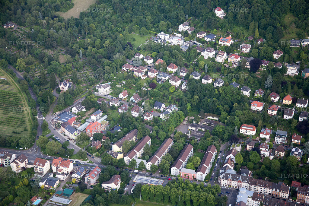 Luftbild: Kastellstr im Ortsteil Durlach in Karlsruhe im Bundesland Baden-Württemberg in Deutschland. Foto: IMG_089283.jpg vom 10.06.2016 durch Werner Riehm/FLY-FOTO.de