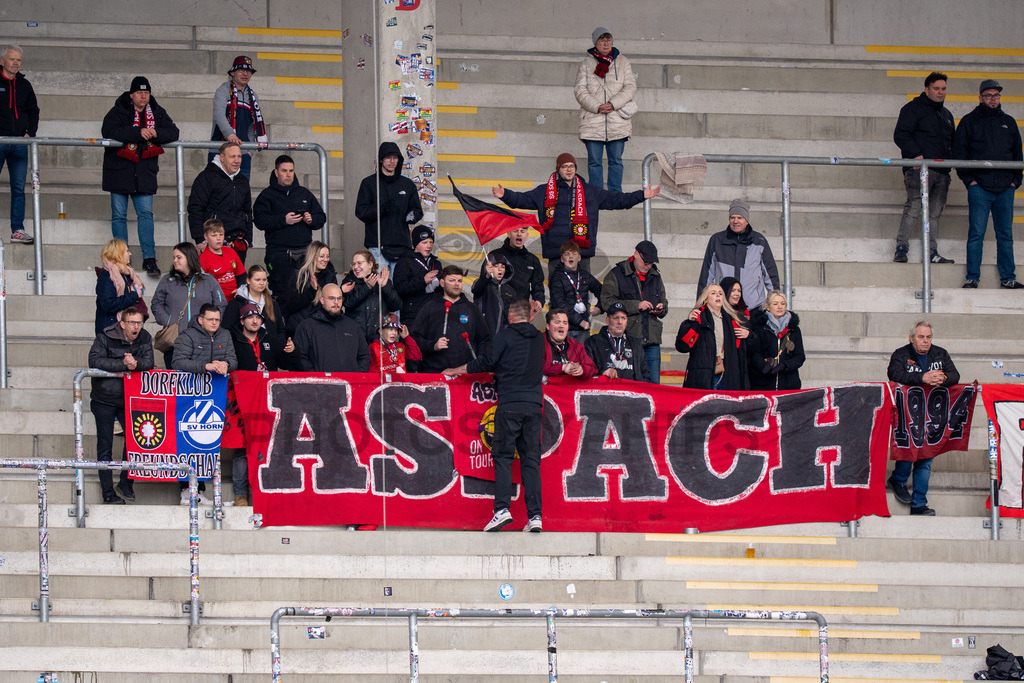 Kickers Offenbach vs. SG Sonnenhof Grossaspach, Fussball, Regionalliga Suedwest, 24. Spieltag, 14.03.2026 | Fans SG Sonnenhof Grossaspach,Kickers Offenbach vs. SG Sonnenhof Grossaspach, Fussball, Regionalliga Suedwest, 24. Spieltag, 14.03.2026Foto: photosbyphips/Philip Ziegler