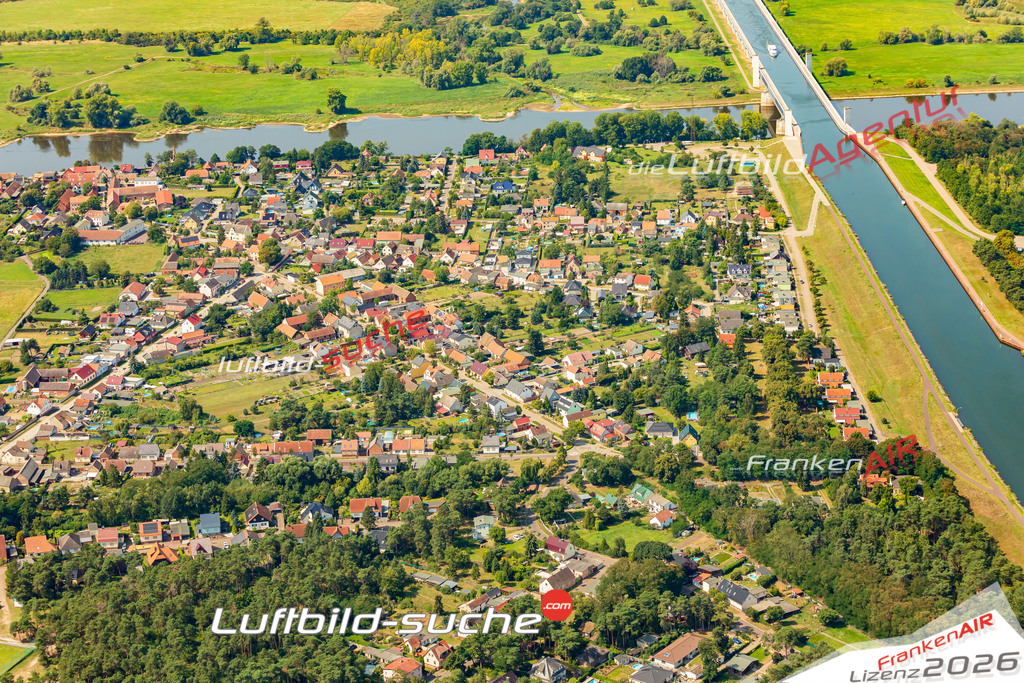 Hohenwarthe Möser Bild- Das Luftbild wurde 2025 vom UL-Flugzeug heraus erstellt ( keine Drohne bzw. Drohnenaufnahme ) - Hochauflösende Luftaufnahme -Nicht vergleichbar mit Google Maps oder Satelittenbilder- Die Geschenkidee !Mit Lizenz und Bildrechte bestellbar - CC