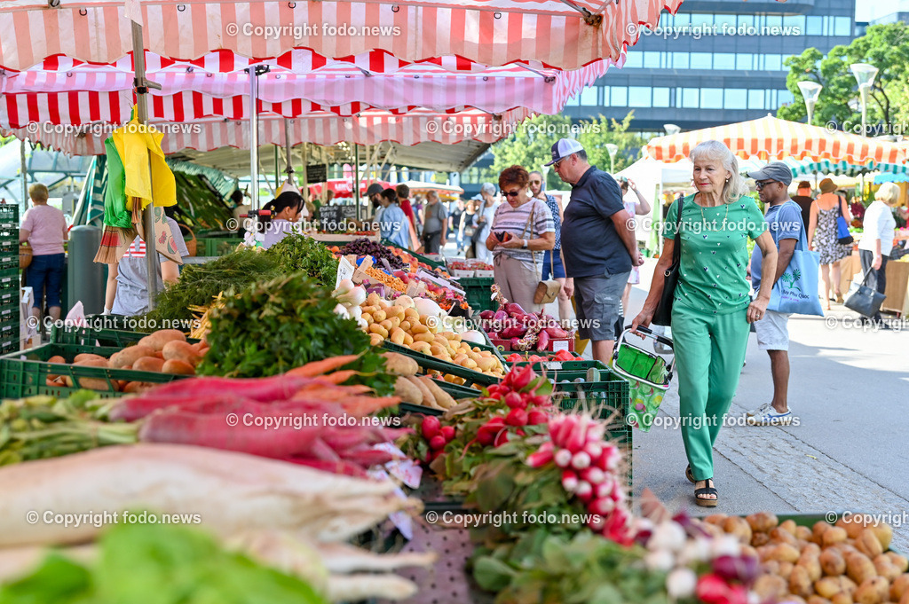 Markt Suedbahnhofmarkt_ 08.07.2023-5 | 08.07.2023, Linz, AUT, Linzer Genussmaerkte, im Bild Markt Suedbahnhofmarkt