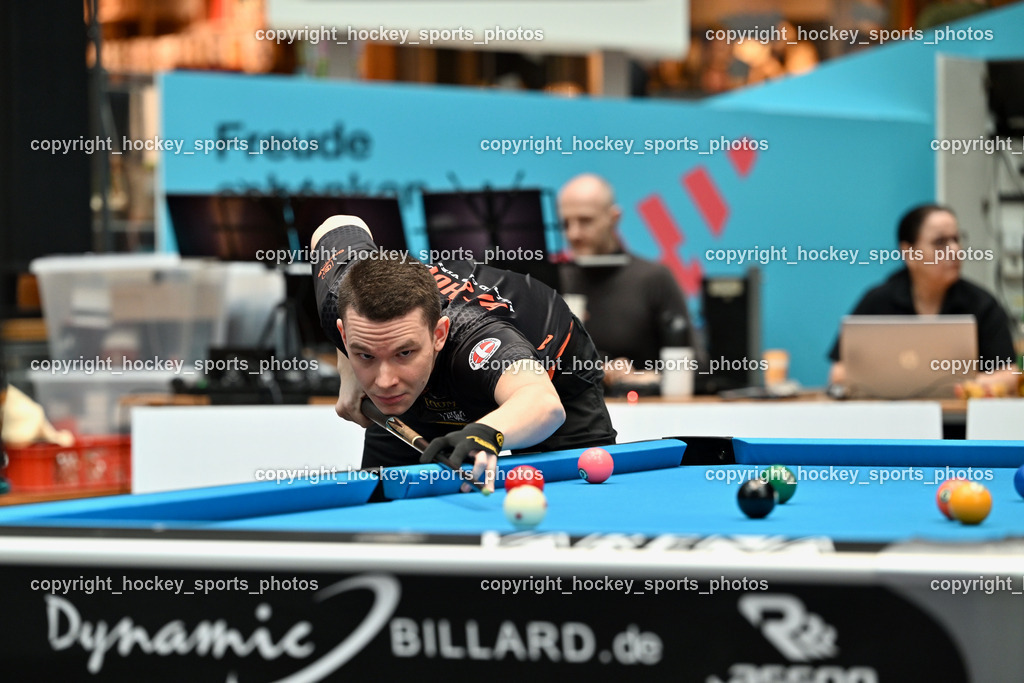 Pool Billard Bundesliga 2025 im ATRIO | Oliver Szolnoki, Pool Billard Bundesliga 2025 im ATRIO, Pool Billard Bundesliga 2025 im ATRIO am 29.03.2025 in Villach (Atrio), Austria, (Photo by Bernd Stefan)