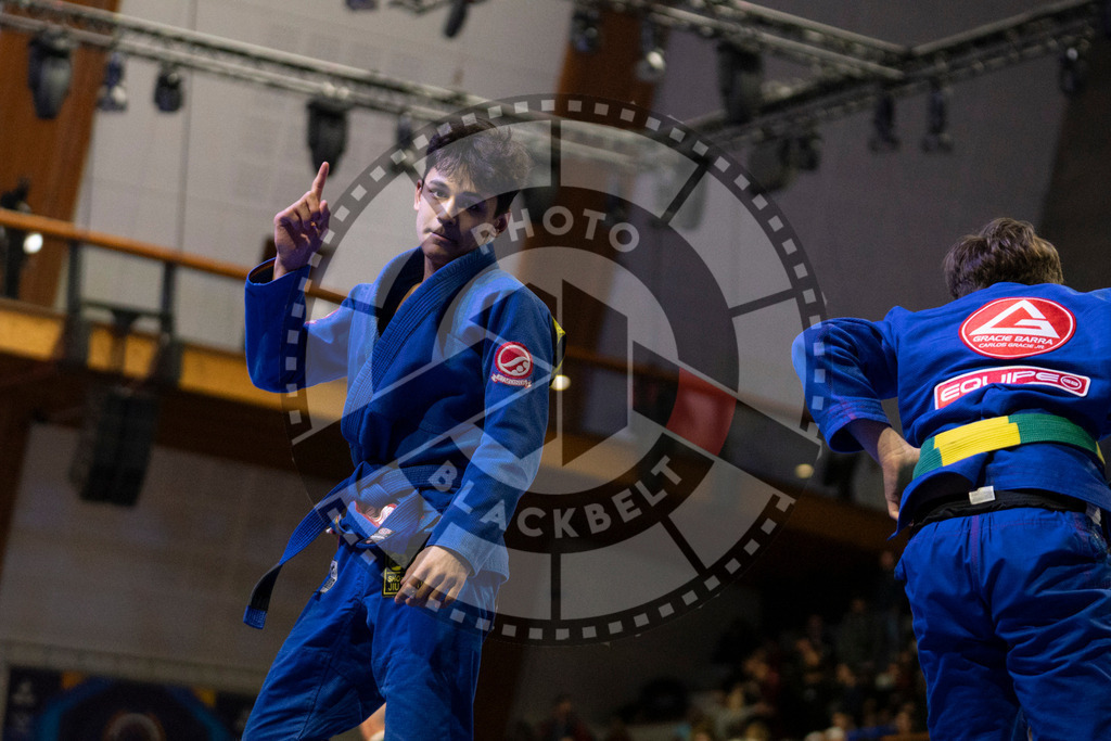 20240119PBB1549 | Fighters compete during the IBJJF European Championship in Paris, France, on January 19, 2024.