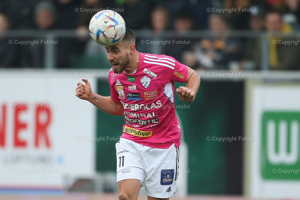 A_LUI_20230212_0013 | SPORT FUSSBALL ADMIRAL BUNDESLIGA SV RIED VS TSV HARTBERG
IM BILD: Matija Horvat (TSV Hartberg)

FOTO:FOTOLUI/UW