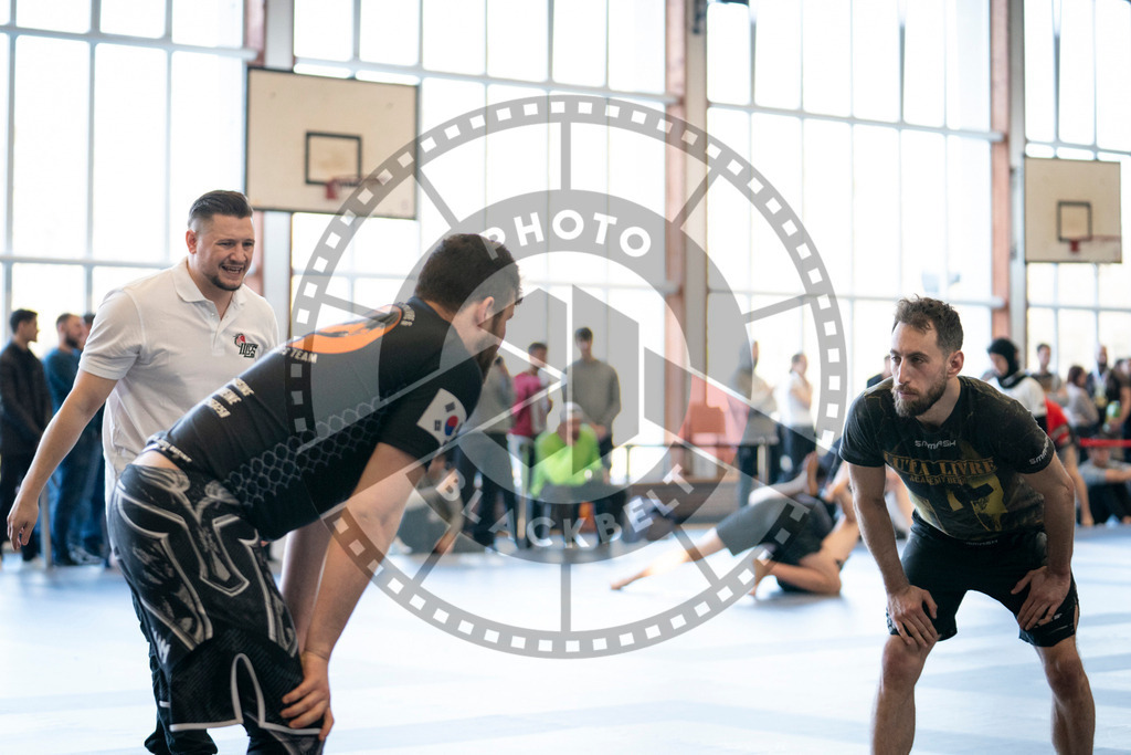 20240309PBB7301 | Fighters compete during the International Luta Livre (ILLCS) Spring Championship in Hannover, Germany, on March 9, 2024.