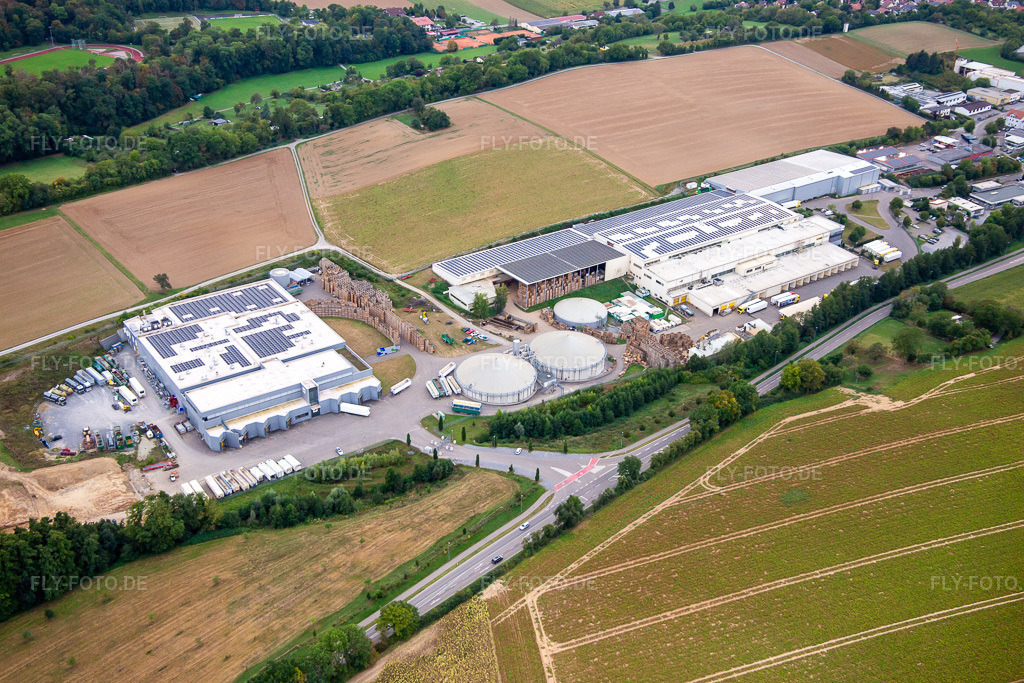 Luftbild: Wild GMBH in Eppingen im Bundesland Baden-Württemberg in Deutschland. – Foto: IMG_138680.jpg vom 16.09.2023 durch Werner Riehm/FLY-FOTO.de – Auflösung des Originals: 5472 x 3648 px – Wild GmbH| Weil's besser schmeckt