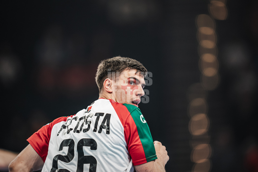Handball | Herren | EHF EURO 2024 | European Championshop Men 2024 Final Tournament | Norwegen vs. Portugal | 17.01.2023 | Francisco Costa (#26, Portugal, POR) Portrait